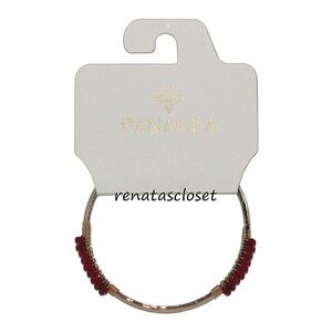 Panacea Red Crystal Bangle Bracelet NWT/NIP